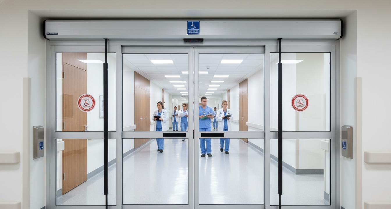 Automatic Swing Door Opener Supplier ADA Low-Energy Settings and Fire-Rated Certification for Hospital Renovation Projects